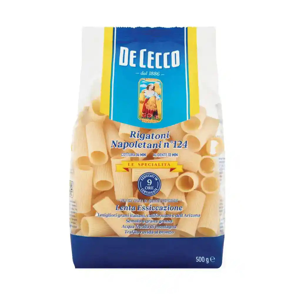 De Cecco Le Specialita No 124 Rigatoni Napoletani 500g-A